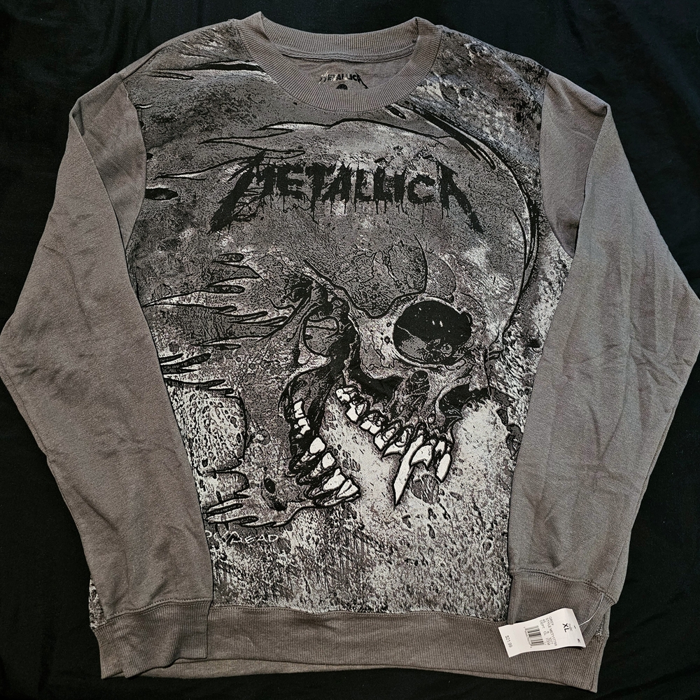 Metallica Skull Print Men's Sweatshirt